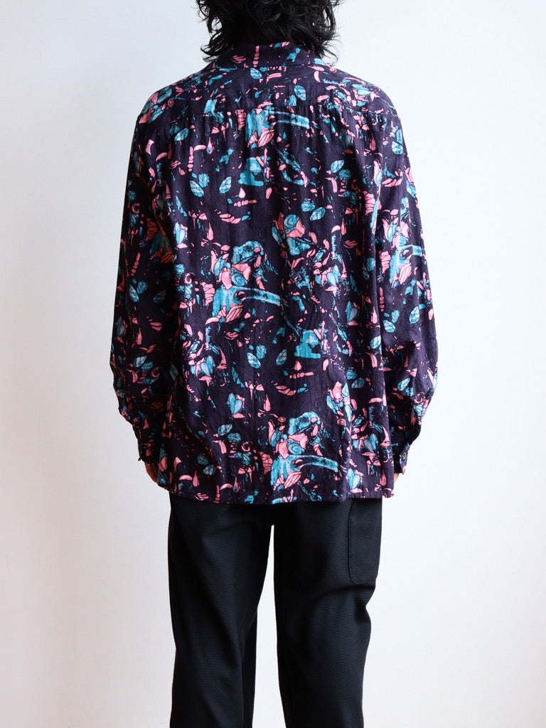 open collar shirt