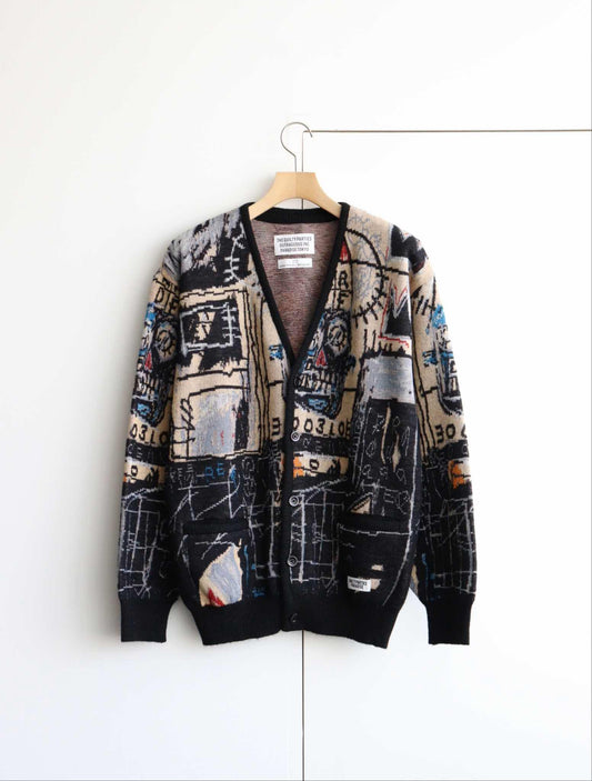 JEAN-MICHEAL BASQUIAT / CARDIGAN (TYPE-1)
