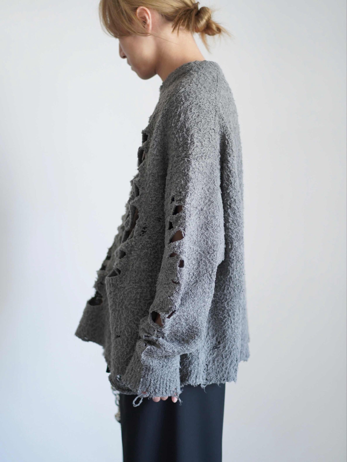 RIBCAGE KNIT PULLOVER