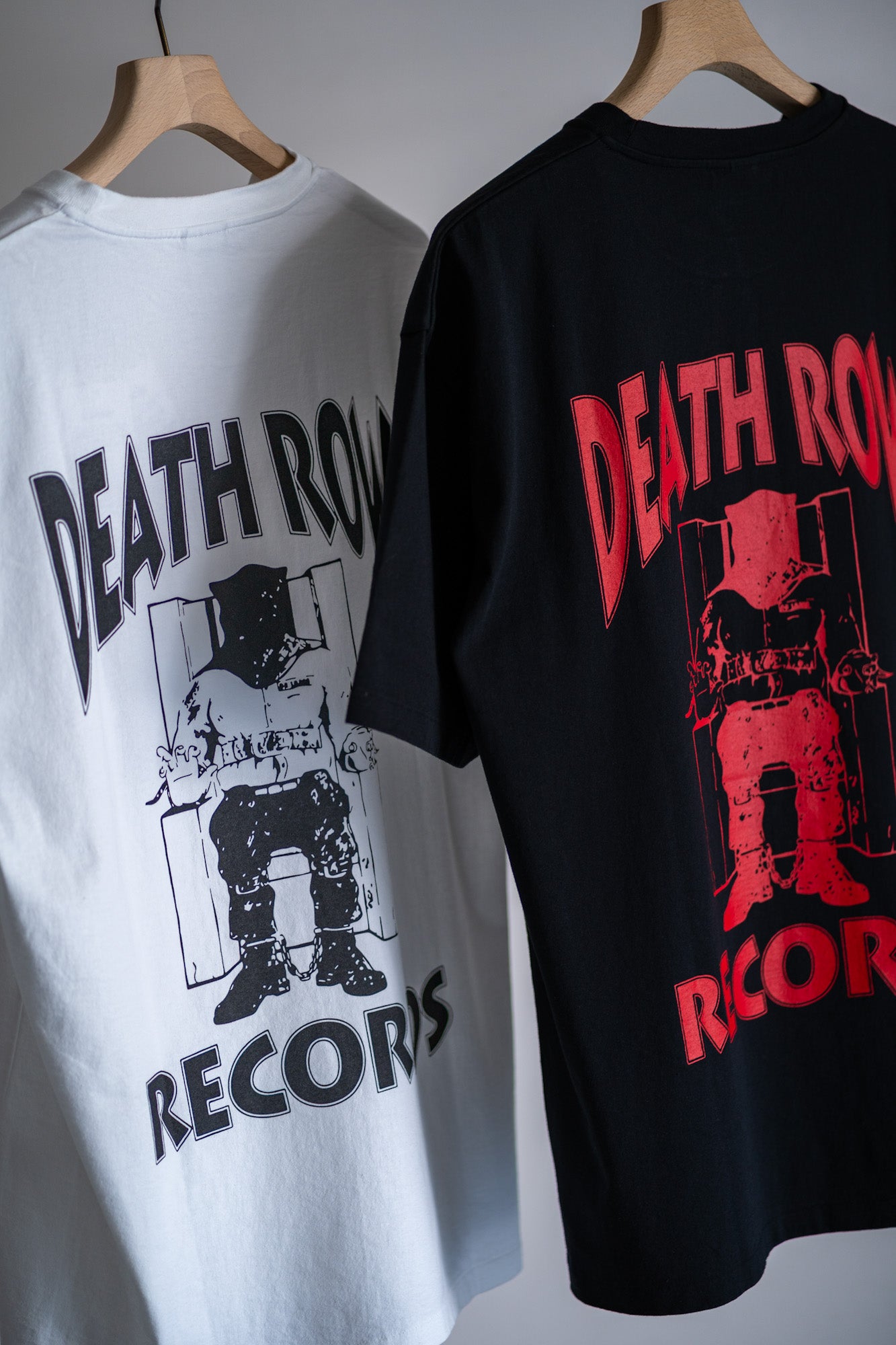 DEATH ROW RECORDS / WASHED HEAVY WEIGHT CREW NECK T-SHIRT