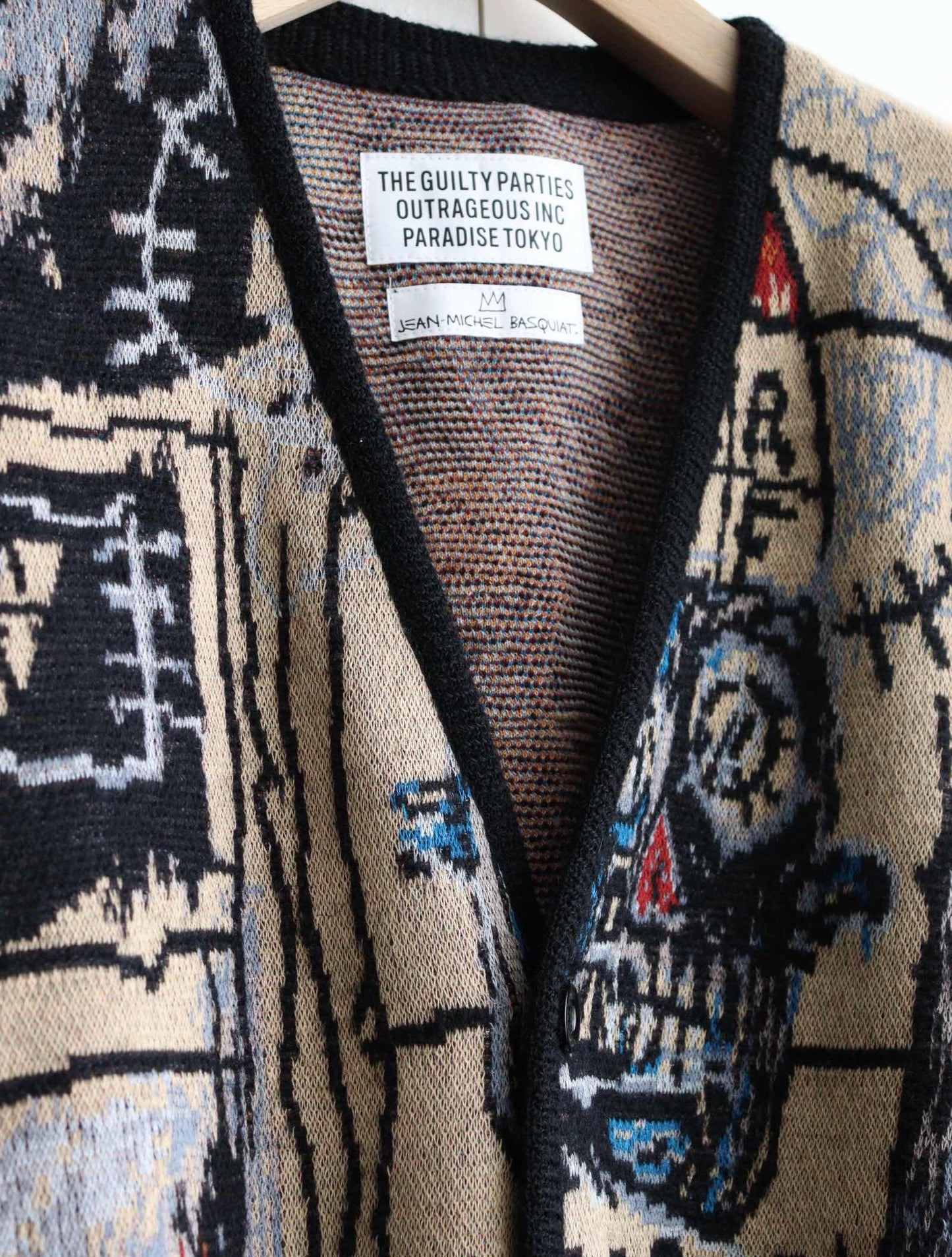 JEAN-MICHEAL BASQUIAT / CARDIGAN (TYPE-1)
