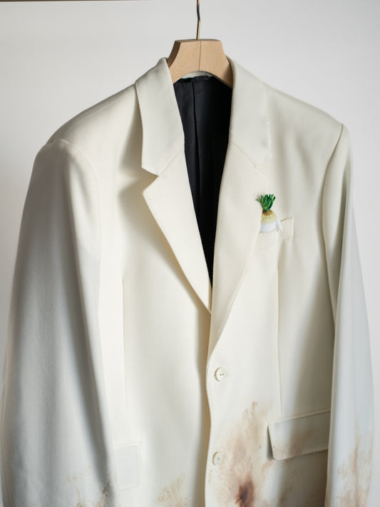 MUD-HAND-PAINTED TAILORED JACKET