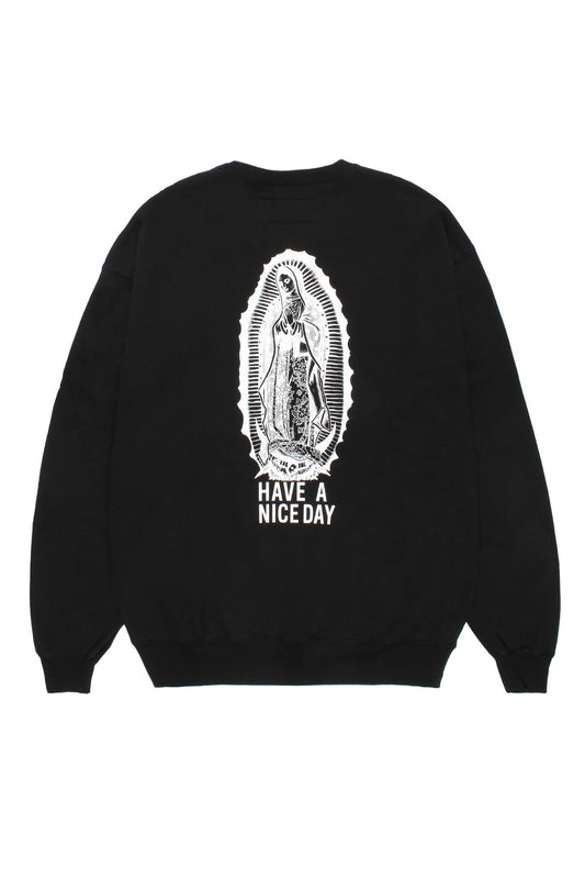 WASHED MIDDLE WEIGHT CREW NECK SWEAT SHIRT ( TYPE-2 )