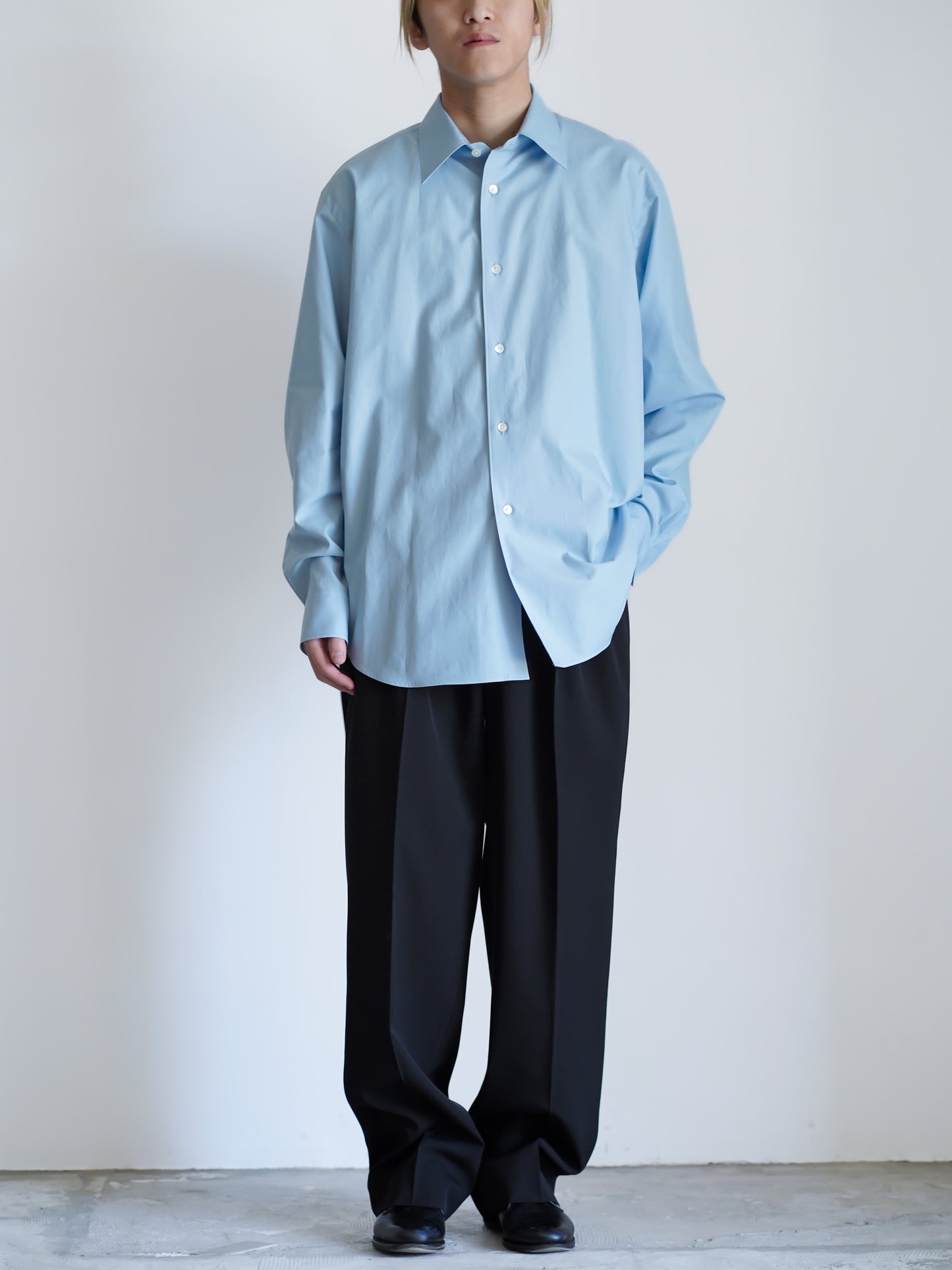 WASHED FINX TWILL SHIRT