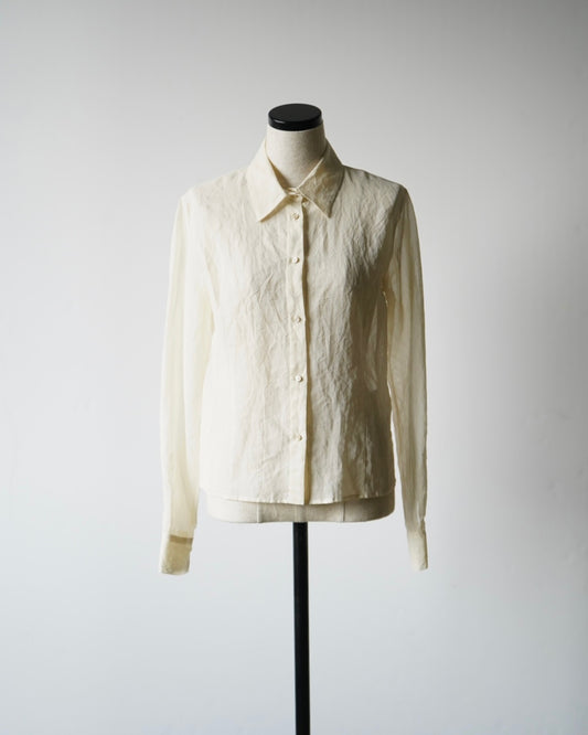 Cotton Lawn Sheer Shirt