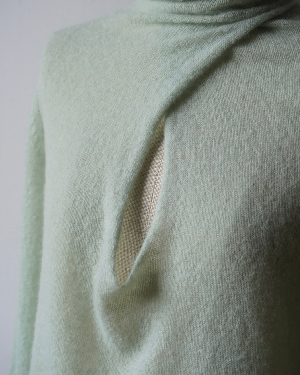 DOUBLE COLLAR ALPACA KNIT