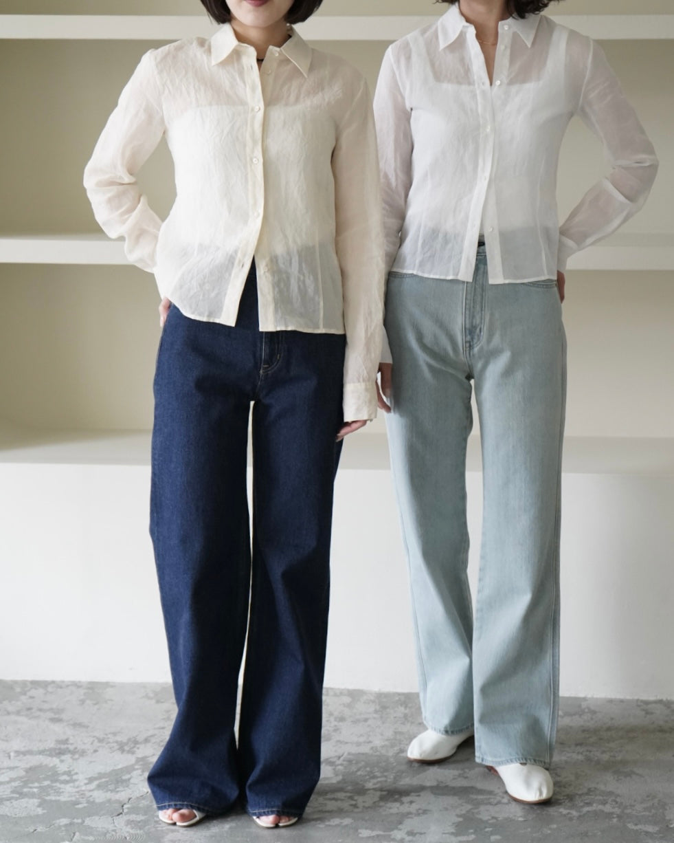 Cotton Lawn Sheer Shirt