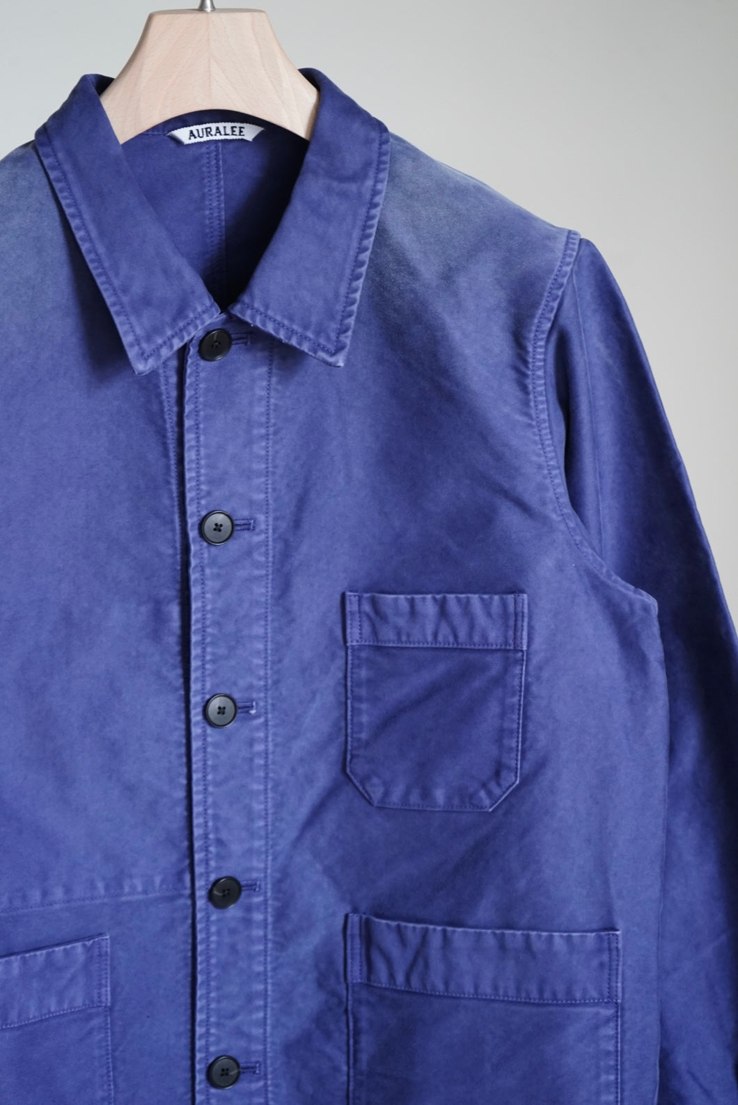 GARMENT-DYED ORGANIC COTTON HEAVY MOLESKIN COVERALL