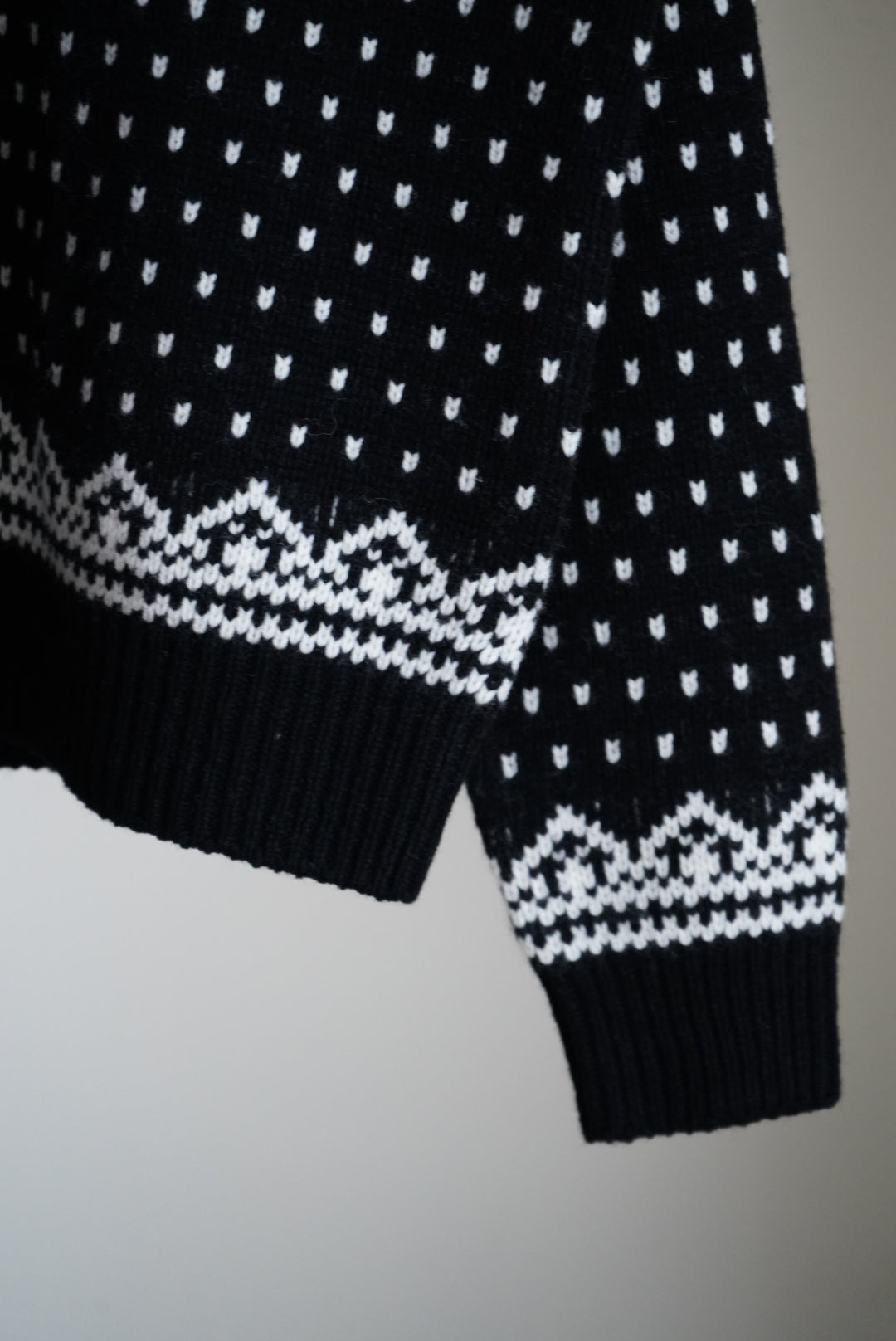 NORDIC WRAP SWEATER