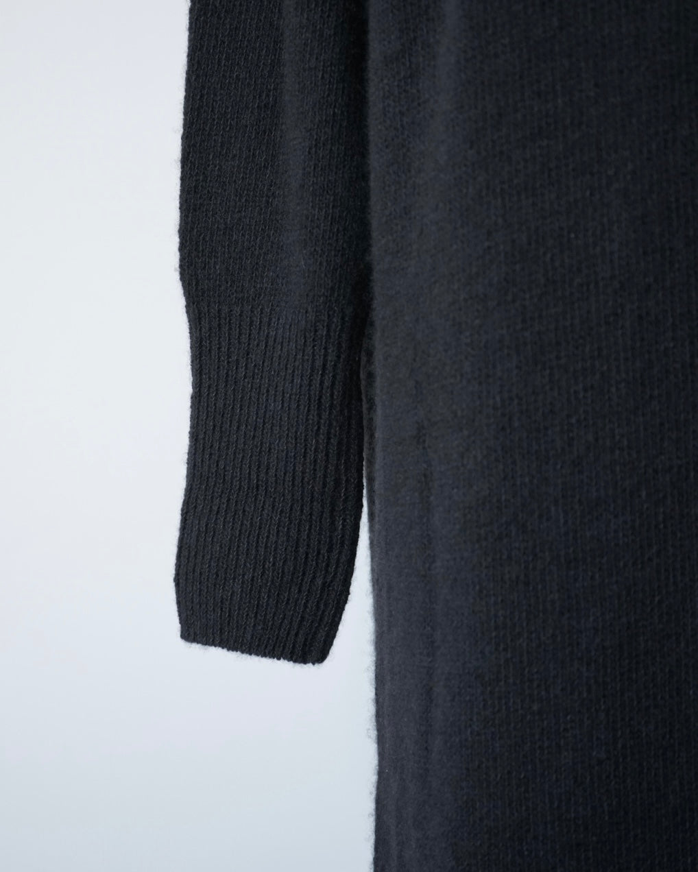 カシミヤ製品染 スキッパーニットドレス