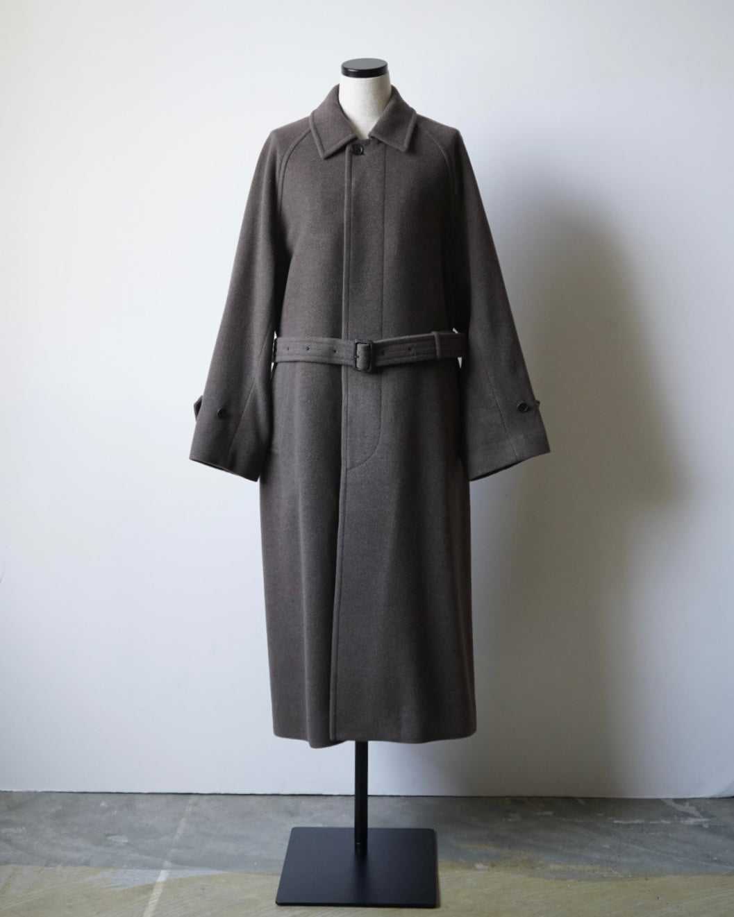 SUPER FINE WOOL MOSSER SOUTIEN COLLAR COAT – イデアル公式
