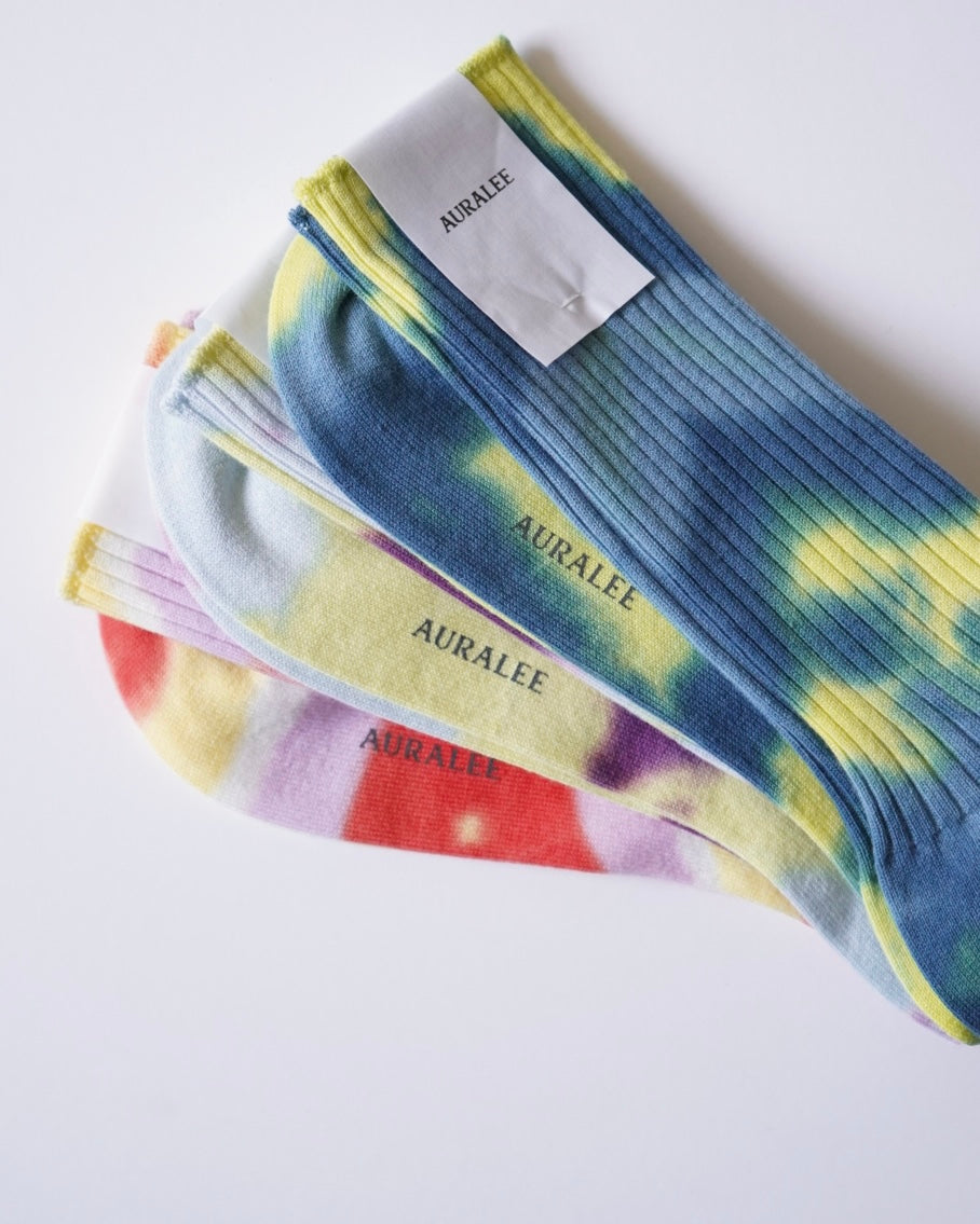 GIZA HIGH GAUGE TIE-DYE SOCKS