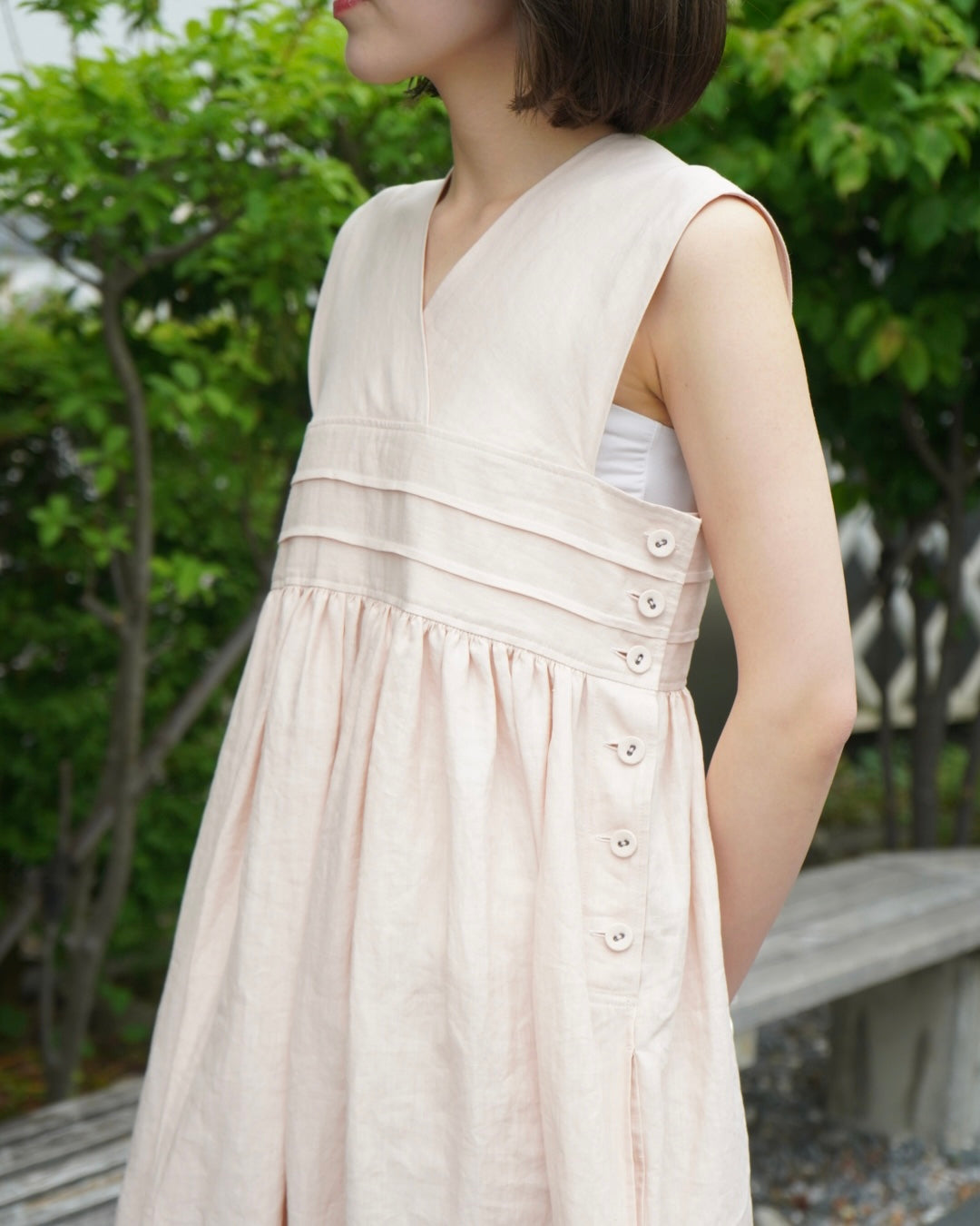 LINEN MAXI DRESS