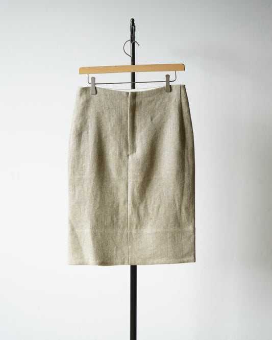 HEAVY LINEN SKIRT