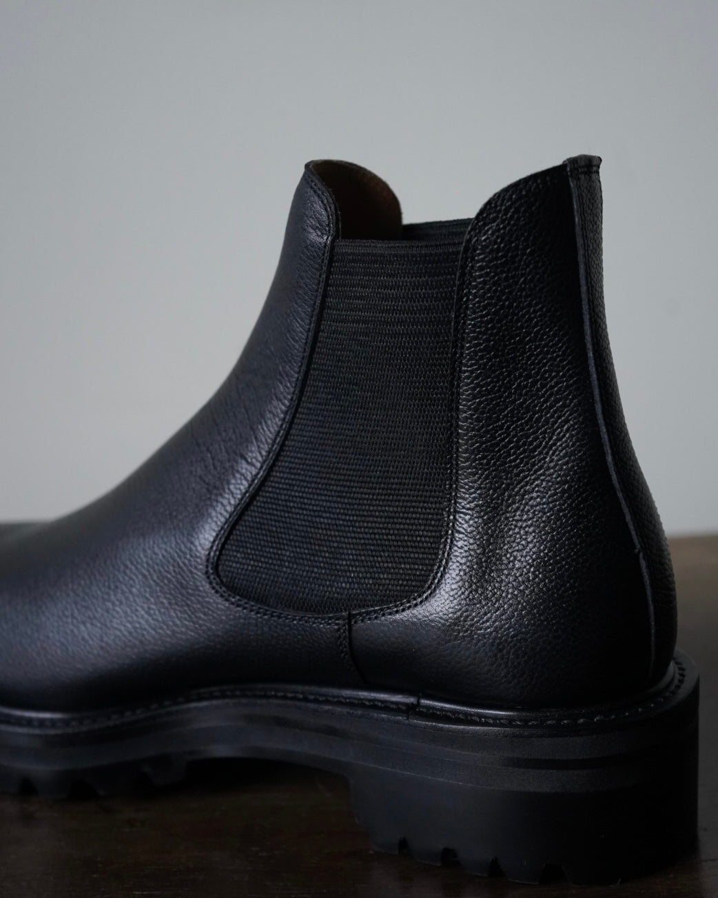 Side Gore Boots in Grain Leather