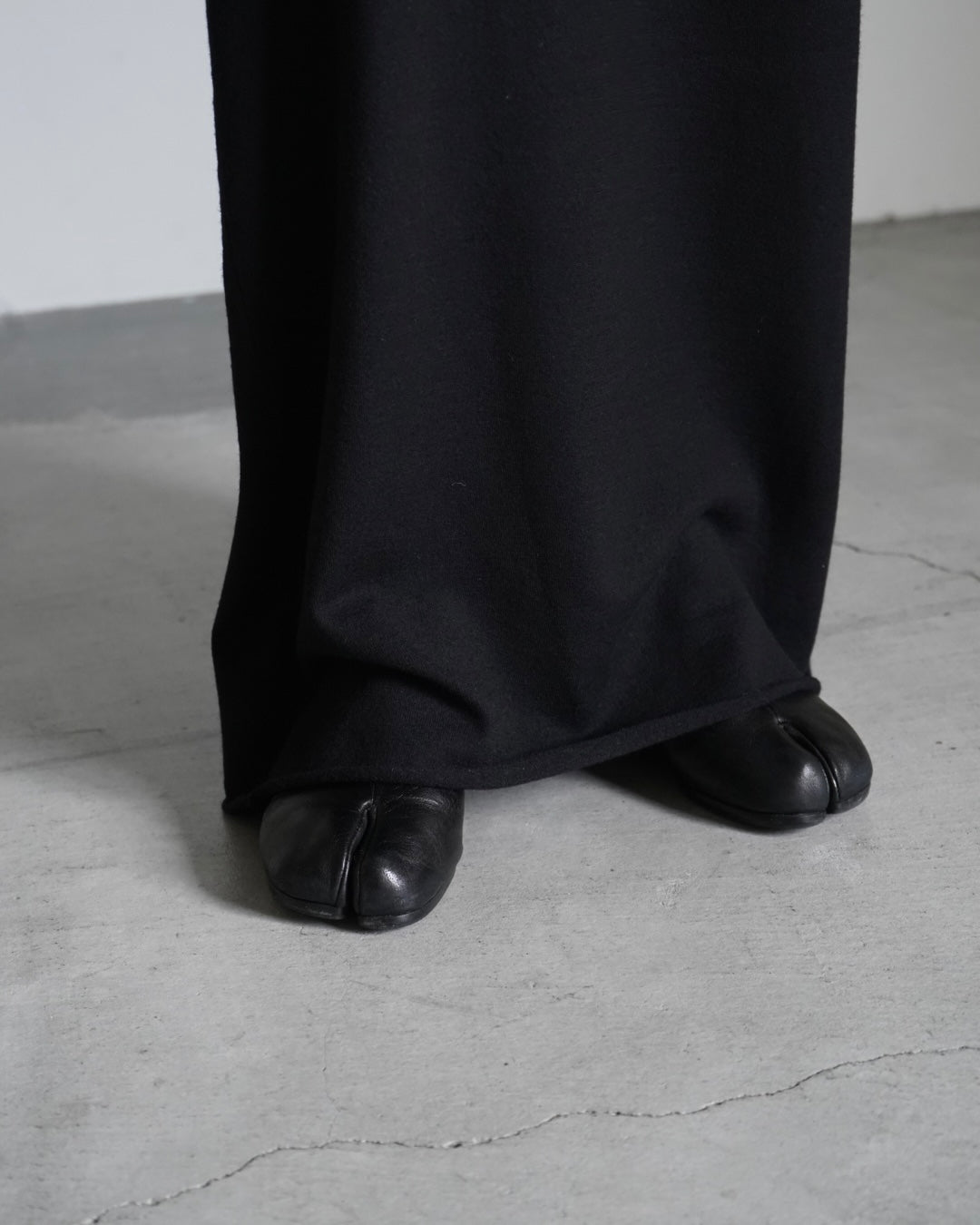 ウールニットポロドレス