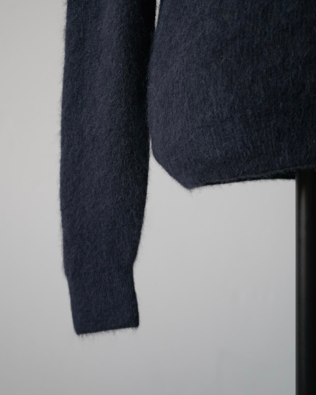 BABY SURI ALPACA SHEER KNIT SKIPPER POLO