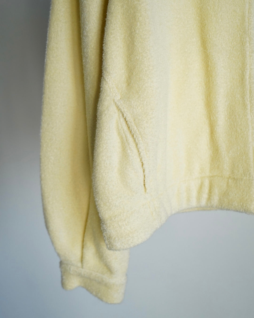 COTTON NYLON PILE ZIP PARKA