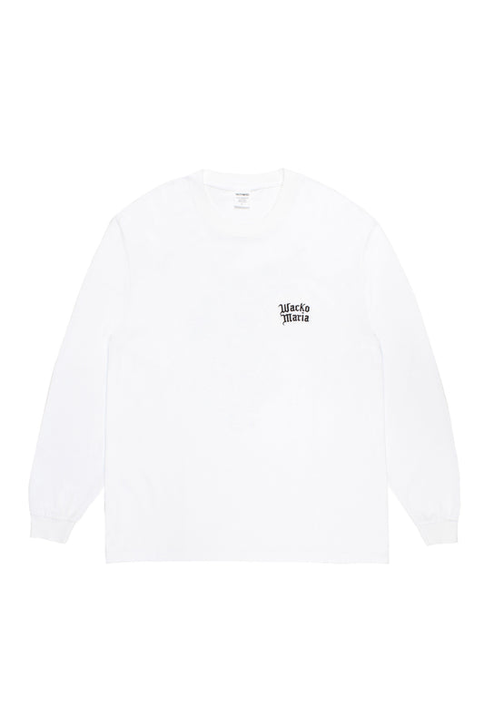 WASHED HEAVY WEIGHT CREW NECK LONG SLEEVE T-SHIRT ( TYPE-1 )