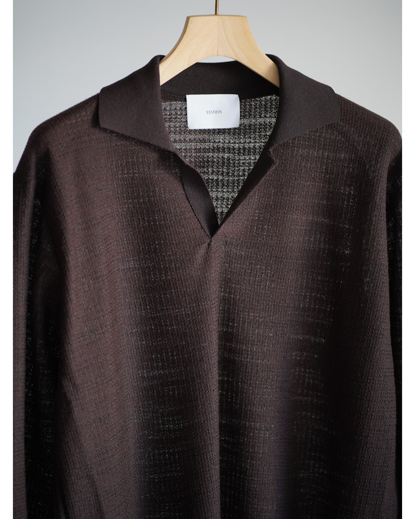 SLUB COTTON KNIT SKIPPER LS