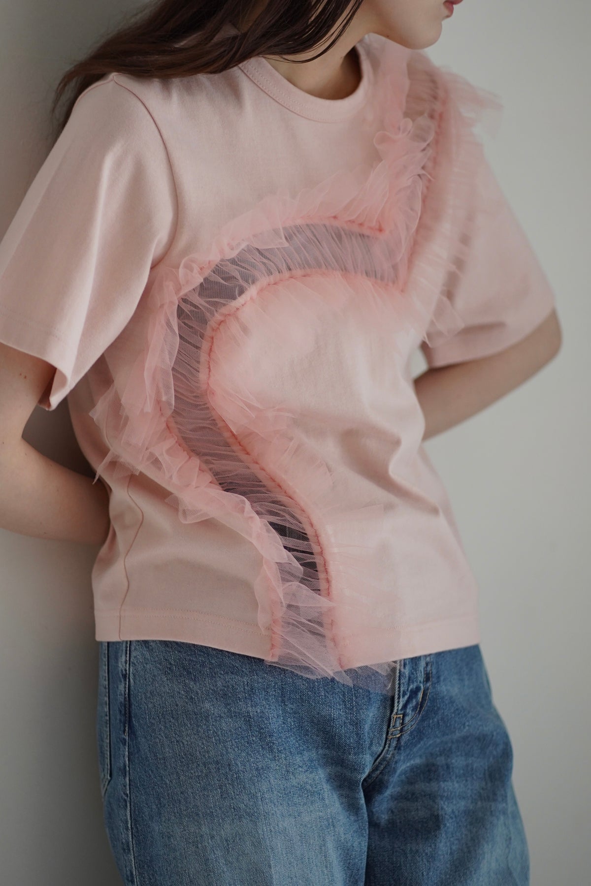 CT-26299 ハートモチーフTシャツ
