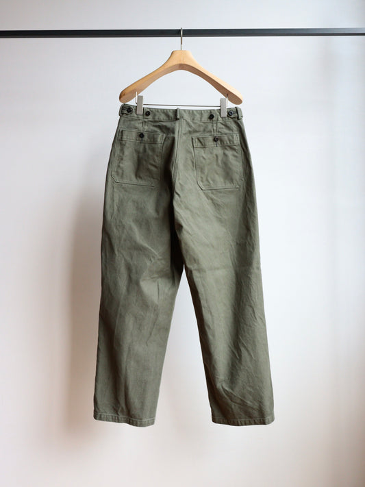 TROUSER098 COTTON over dye Nate pants