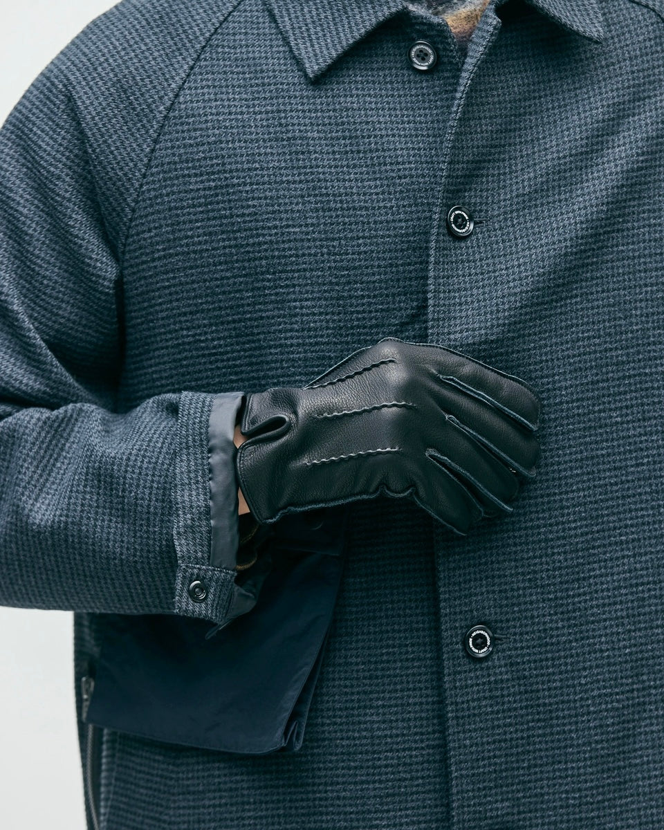 LEATHER EMB GLOVES