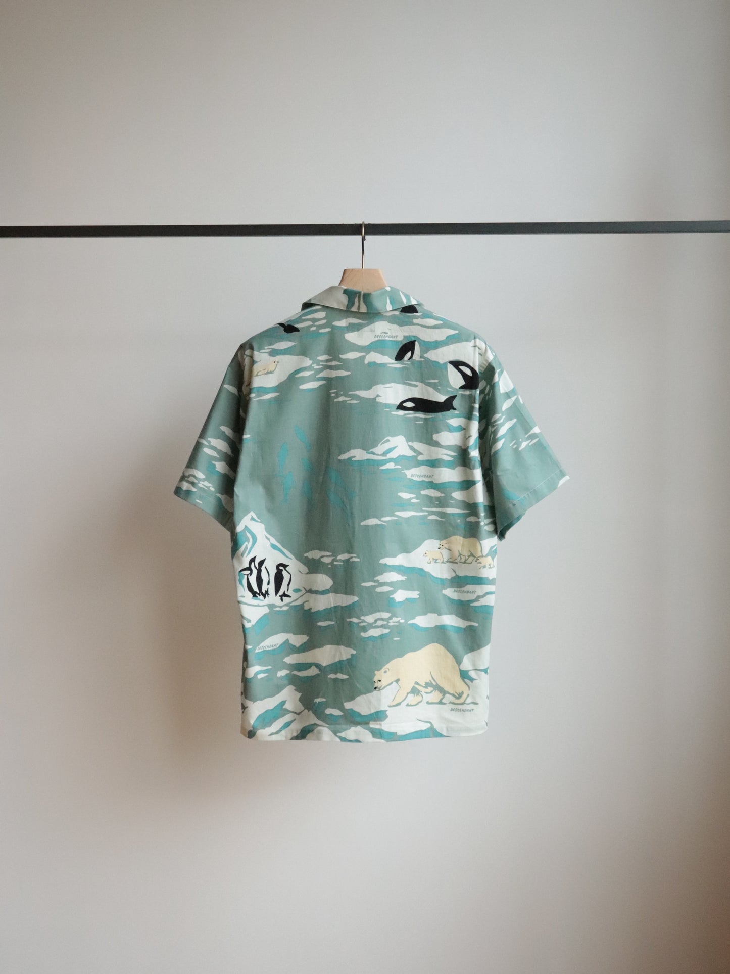 EDGD OPEN COLLAR TEXTILE SS SHIRT