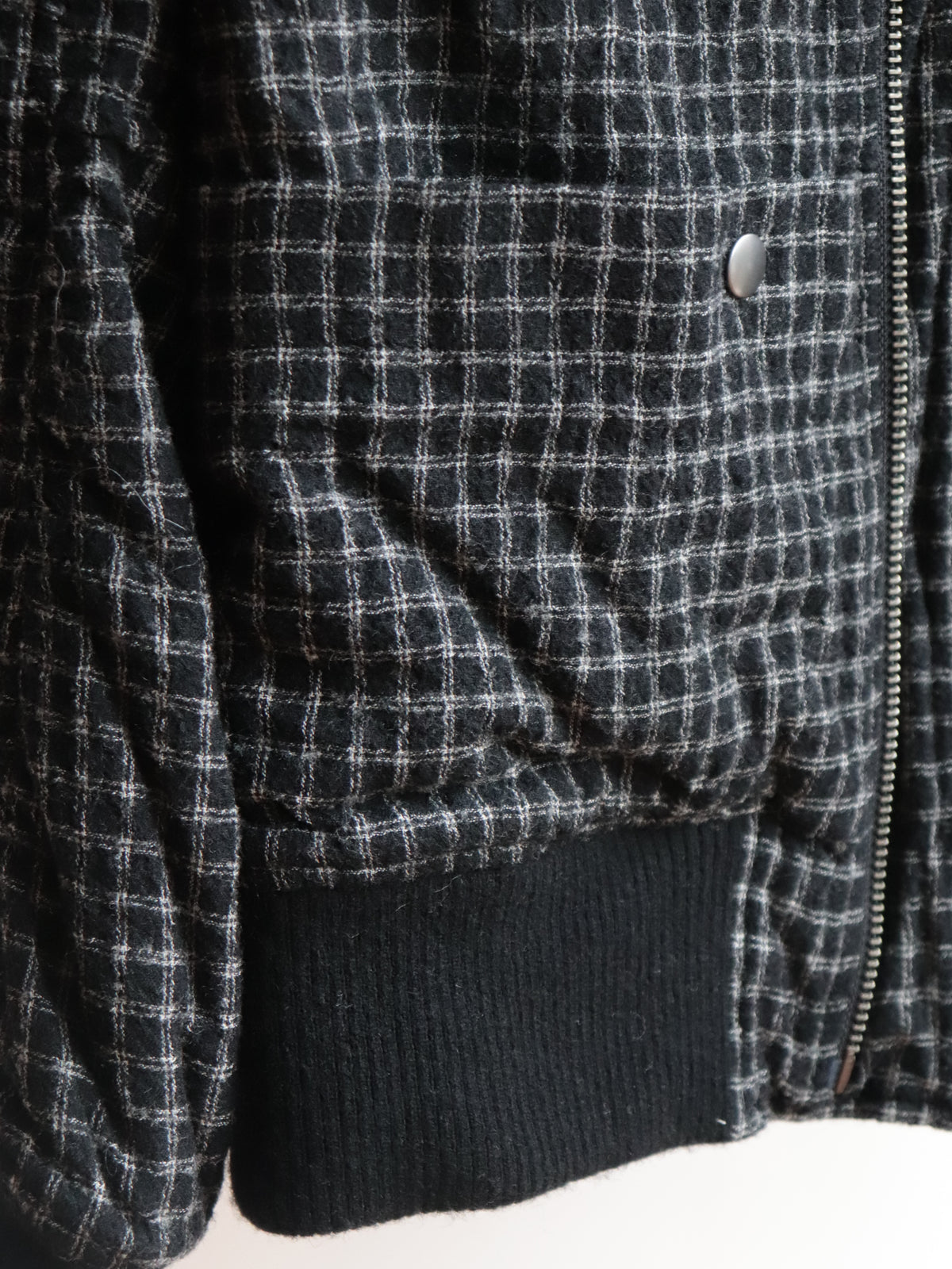 CHECK ZIP BLOUSON