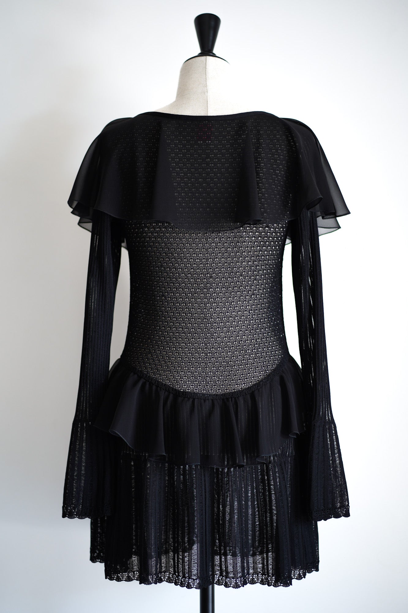 LACE KNIT LONGLINE CARDIGAN