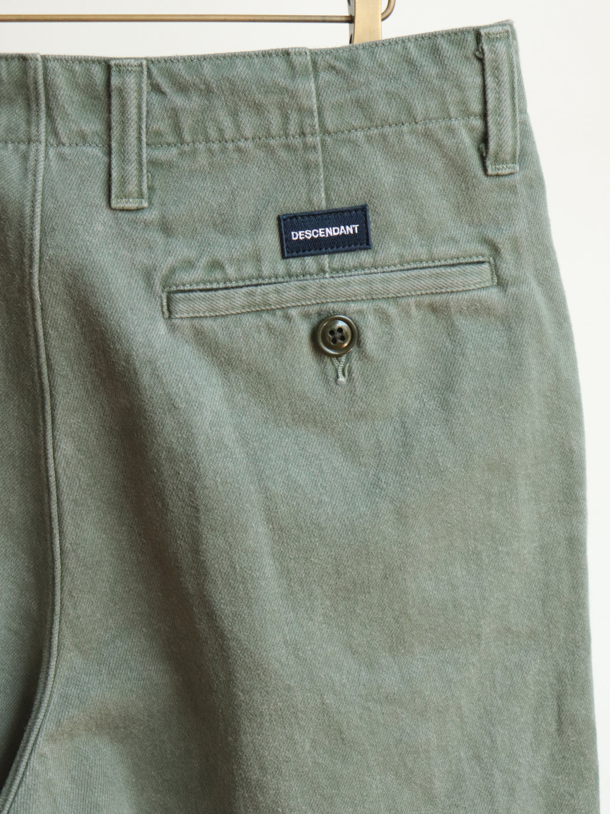 DC-6 TWILL TROUSERS PIGMENT DYE