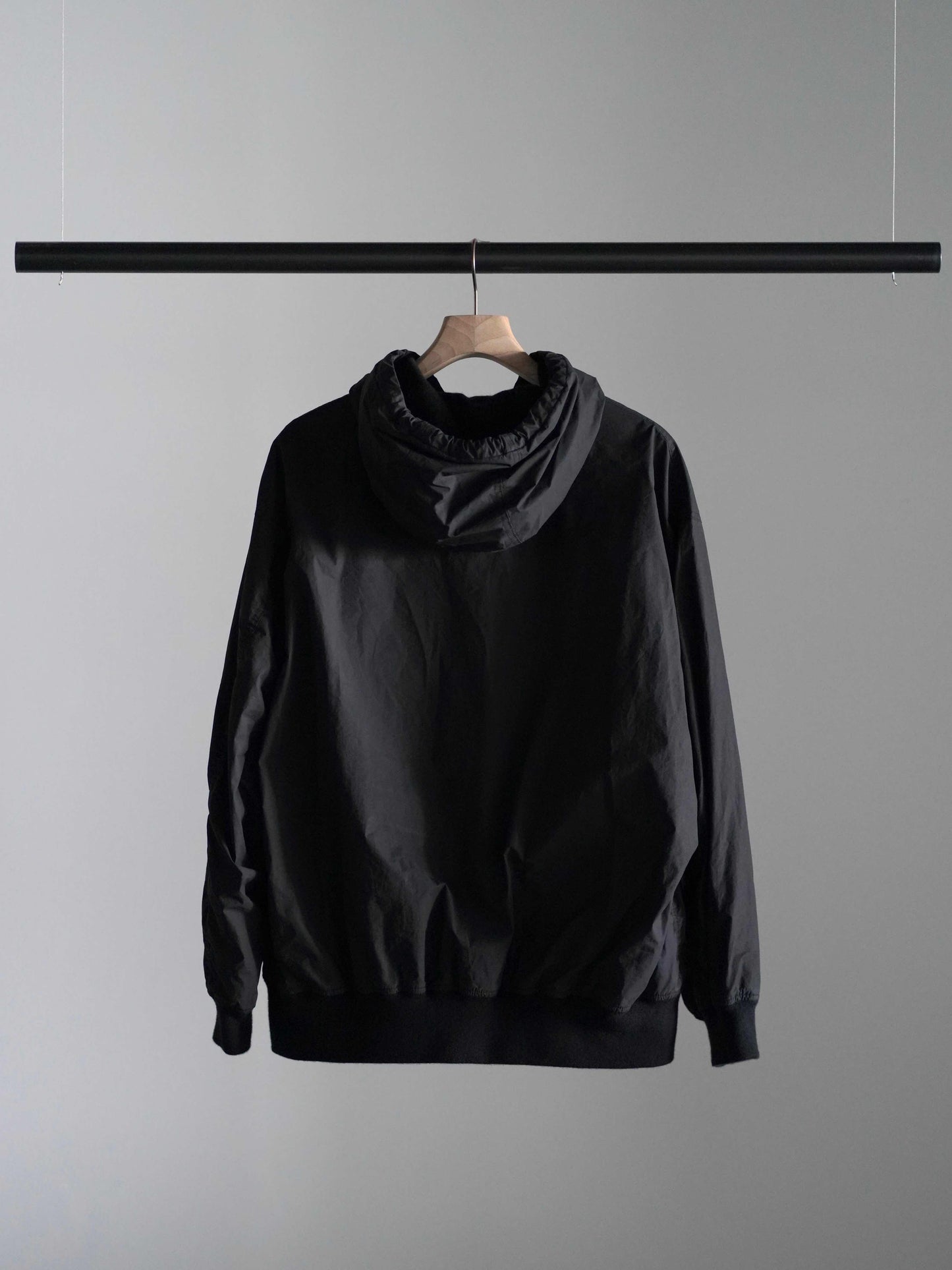 コットンナイロン ジップパーカ