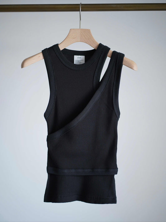 DOUBLE SHOULDER TANK TOP