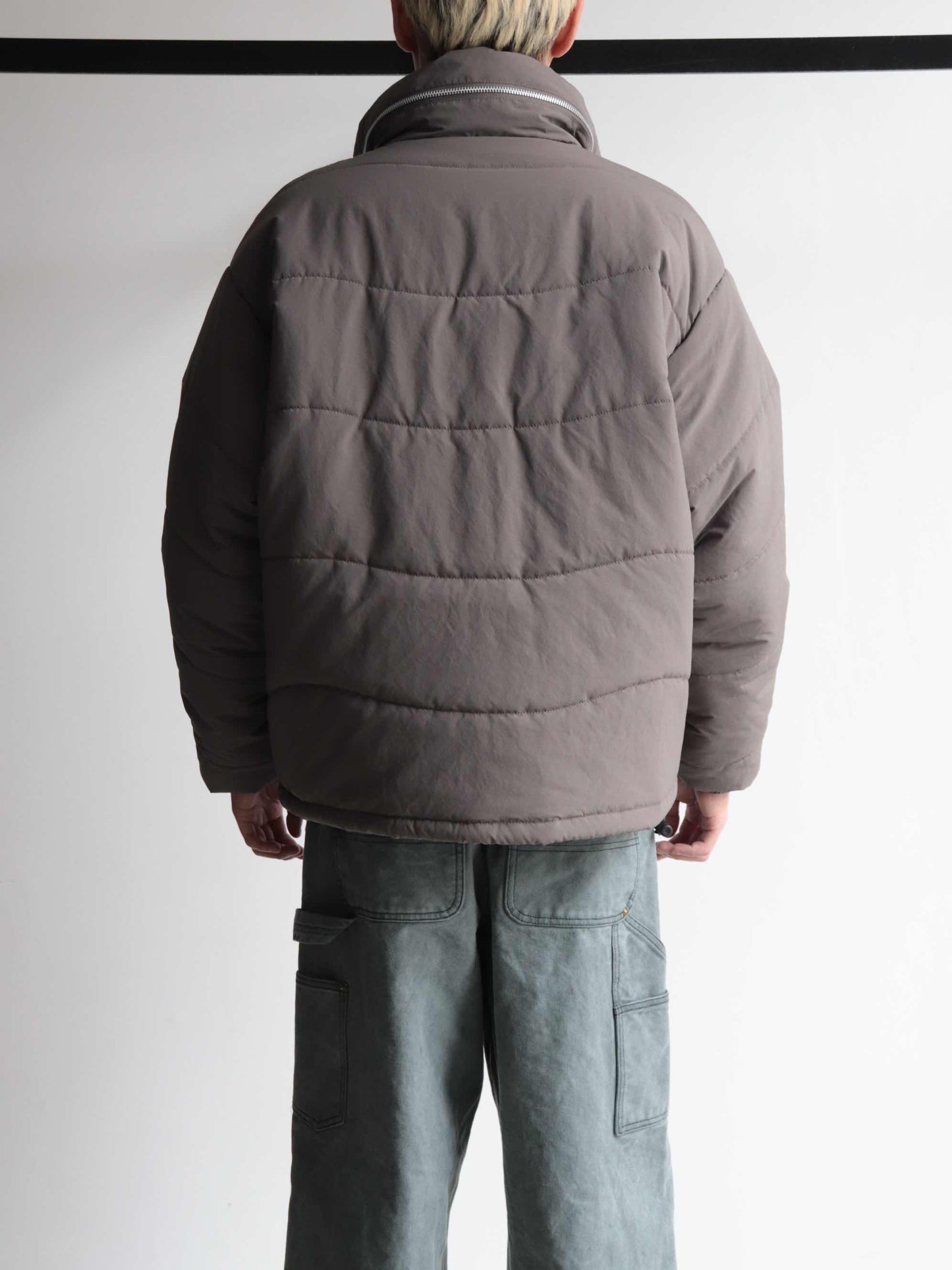 WAVE STITCH PUFF JACKET