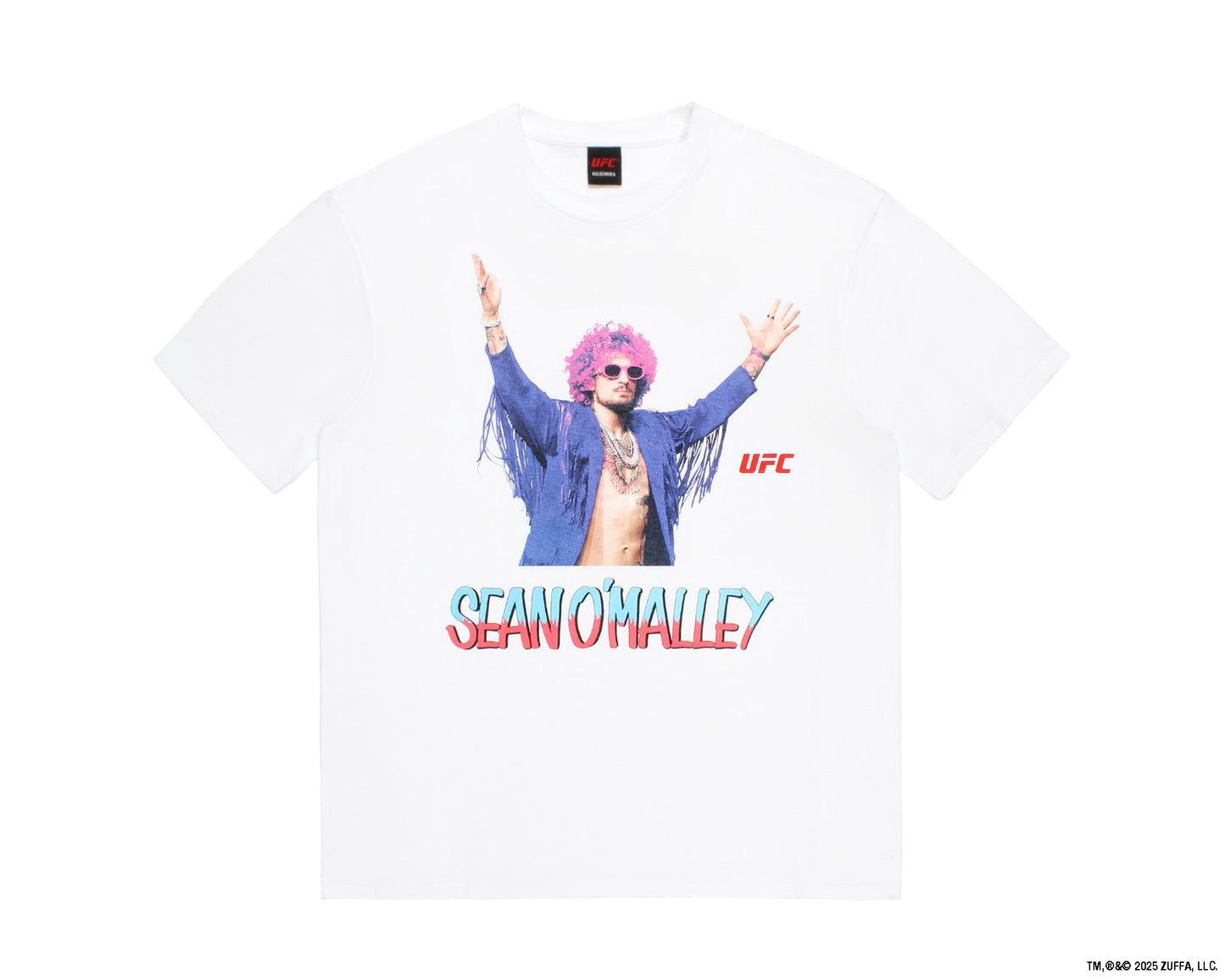 UFC / WASHED HEAVY WEIGHT CREW NECK T-SHIRT ( TYPE-4 )