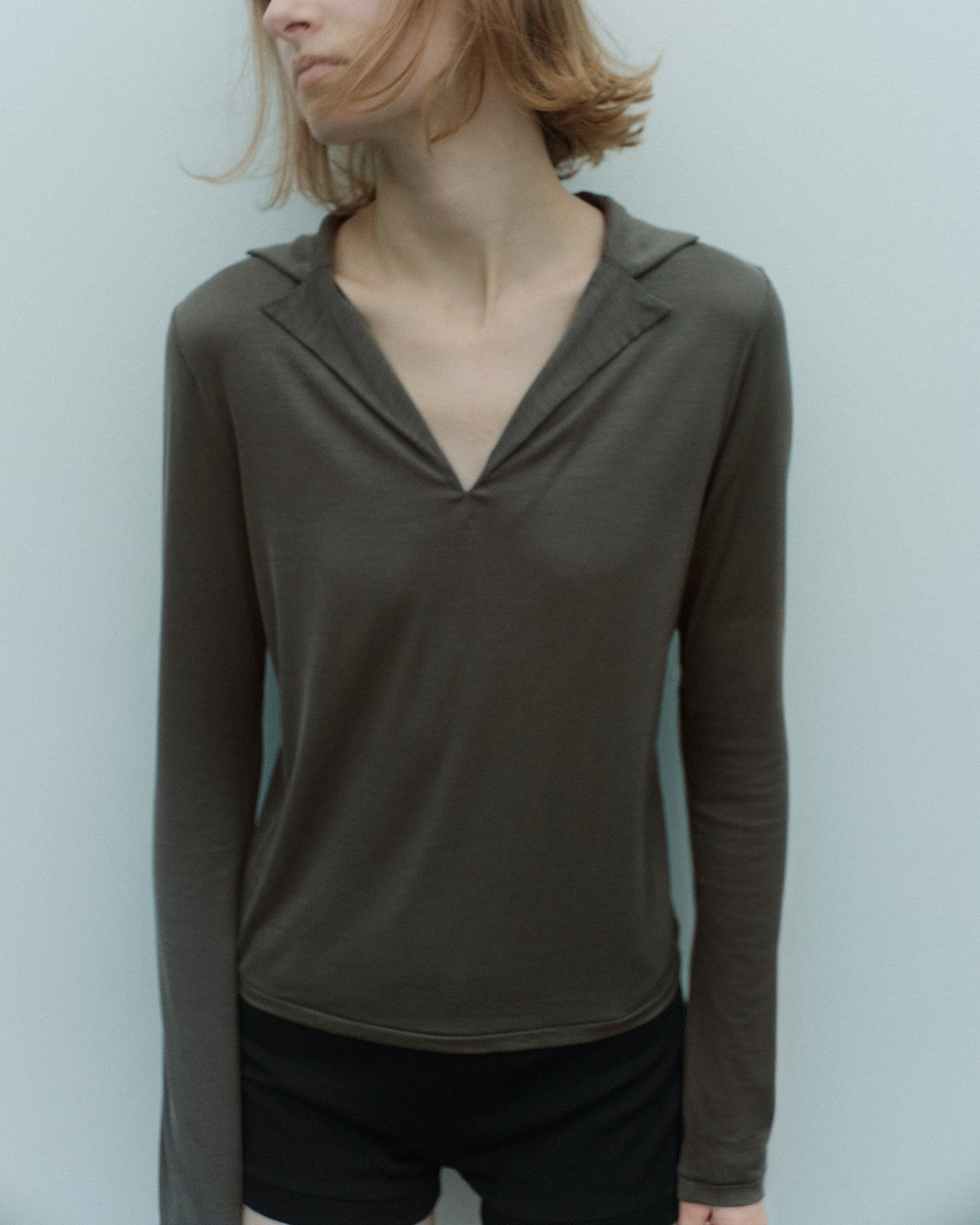 CLAIRE Skipper Collar Long sleeve