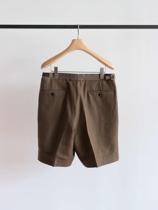 Trouser052 Bill Wool Linen Short