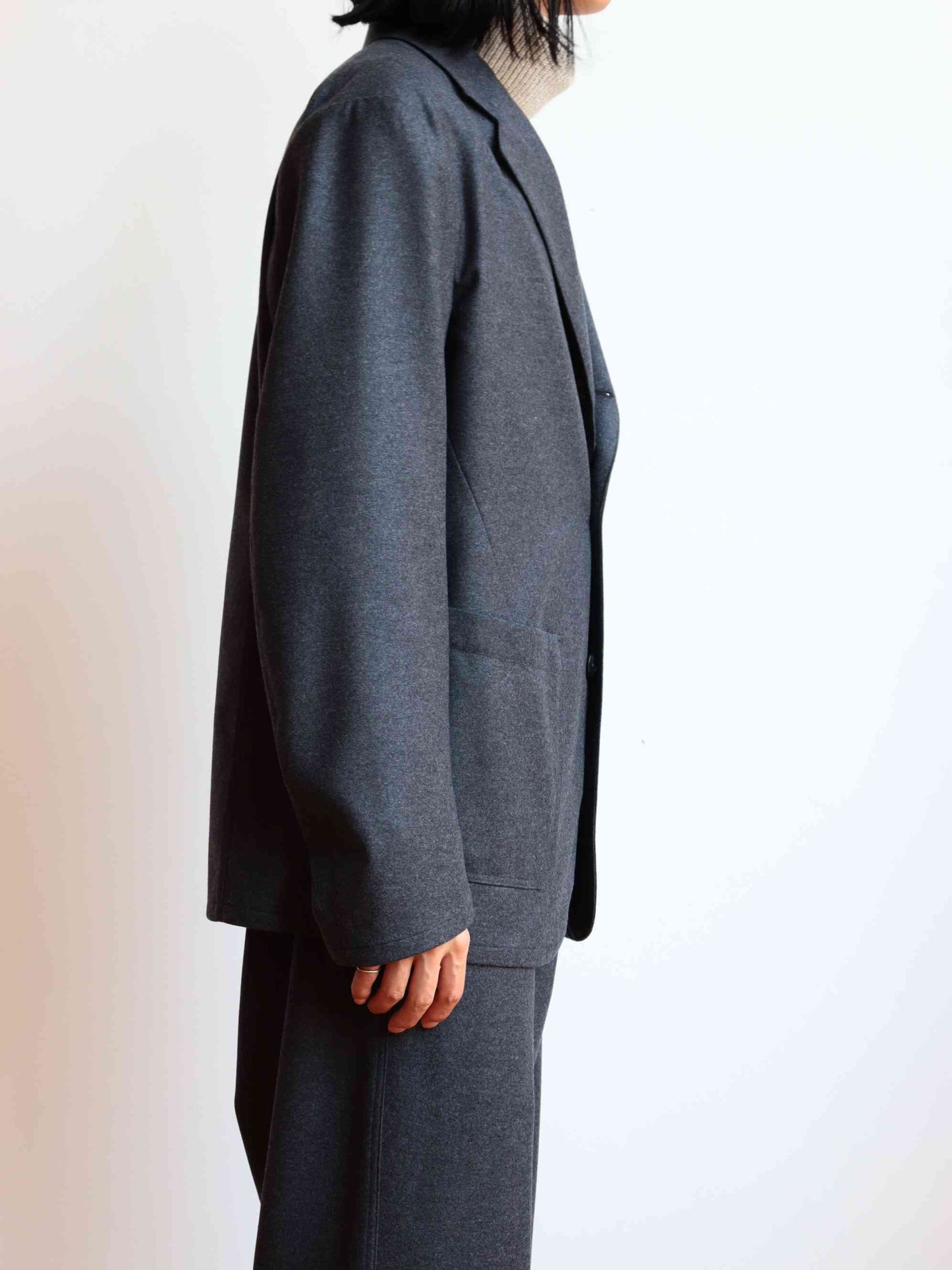 JACKET038 Henri Gray Flannel JKT