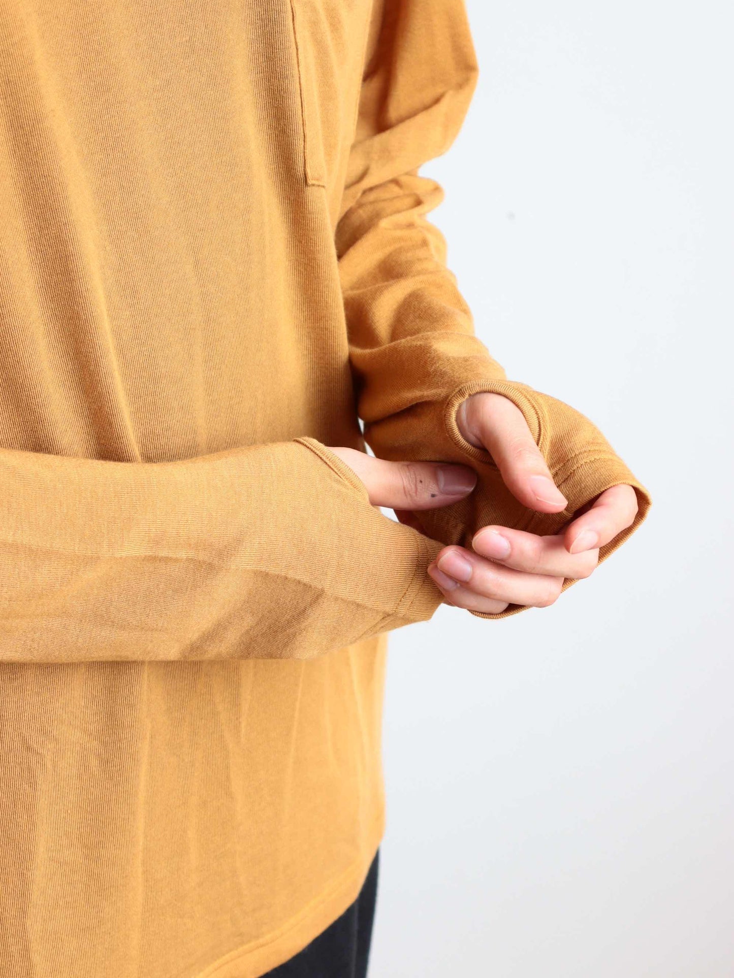 turtle neck long sleeve cutsewn