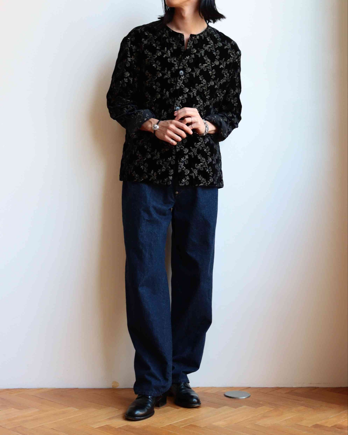 SHIRT120 Jonas French Velvet Blouson_