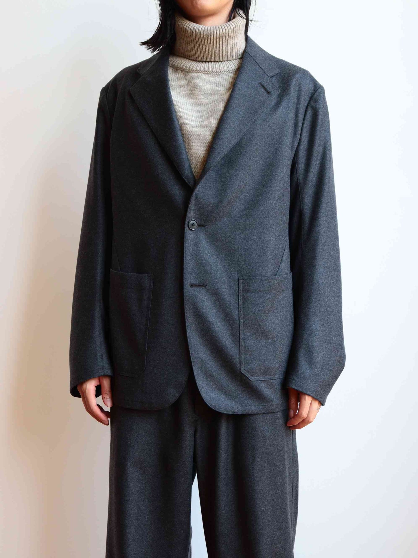 JACKET038 Henri Gray Flannel JKT