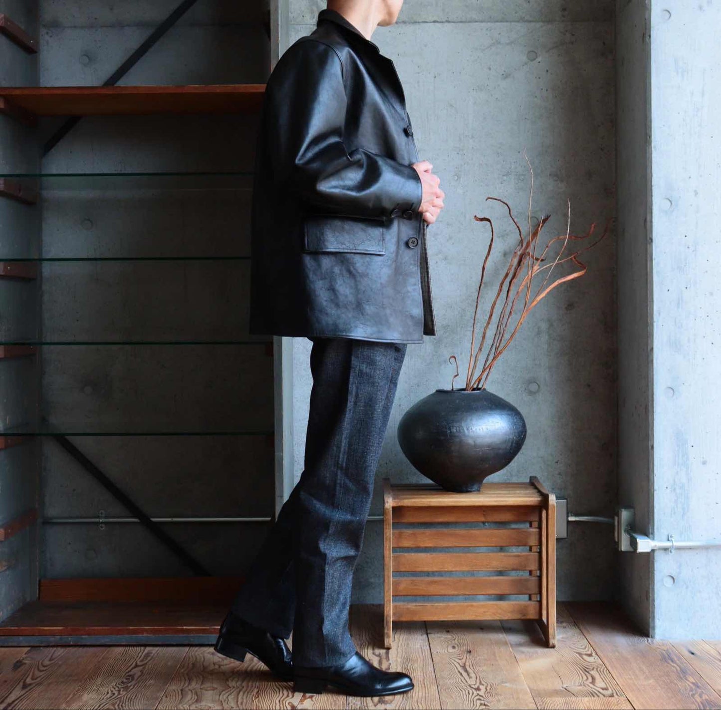 LOT.709 MODIFIELD DENIM WORK TROUSERS - 32 / ROW INDIGO