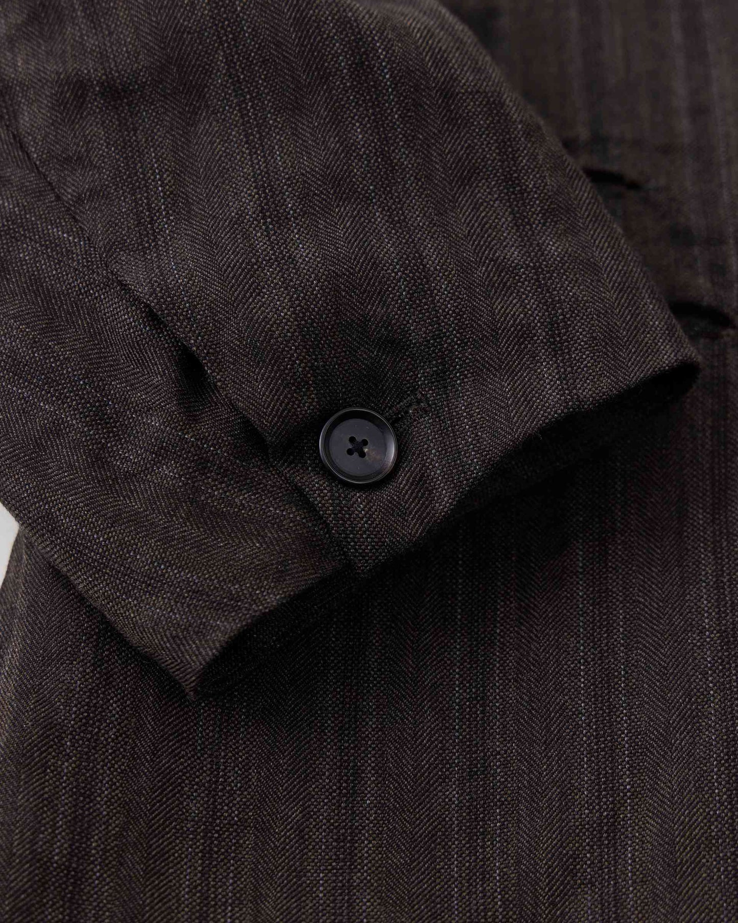 S.SLASH / ウールリネンストライプ アーミッシュジャケット