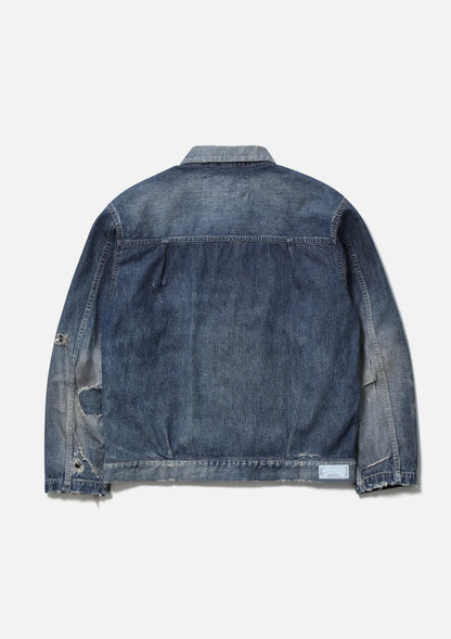 SAVAGE LW DENIM ZIP JACKET