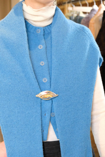 R.ALAGAN / EYE BROOCH NECKLACE