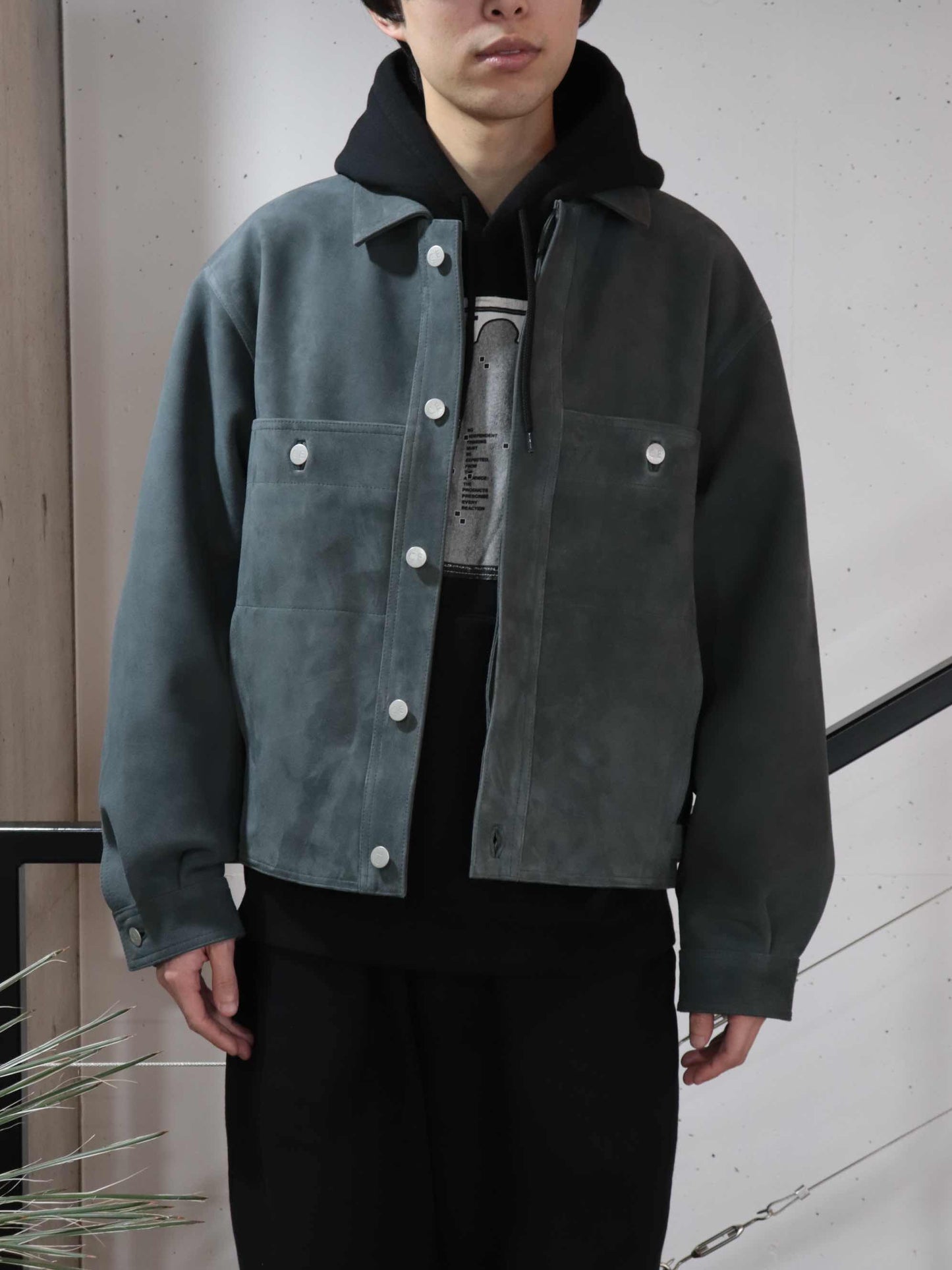 SUEDE TRUCKER JACKET