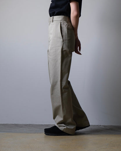 AURALEE / WASHED FINX CHINO NARROW PANTS