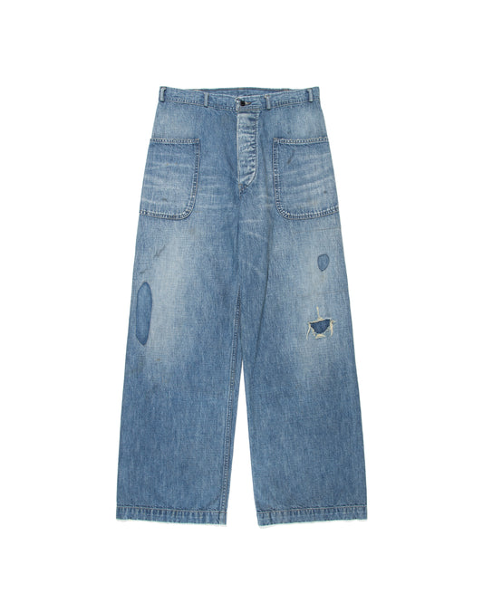 USN M44 DUNGAREE TROUSERS, SIDE SEAMLESS