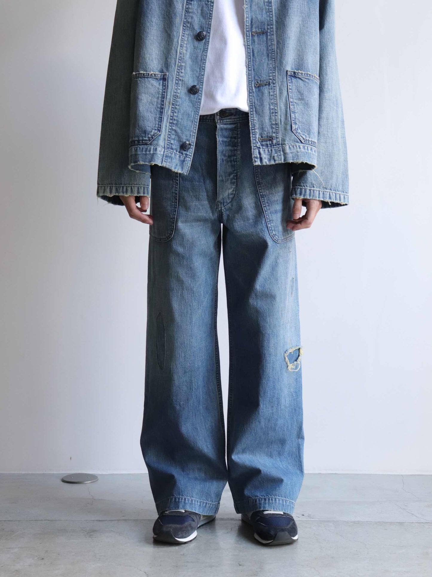 USN M44 DUNGAREE TROUSERS, SIDE SEAMLESS