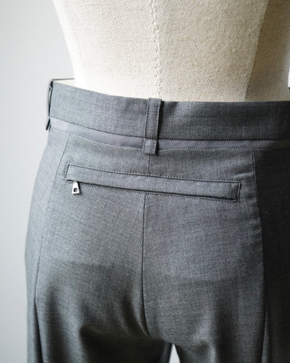 ZIPPED HEM SLACKS